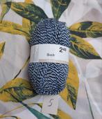 1 bol wol blauw/grijs gemêleerd(sock), Ophalen of Verzenden, Nieuw, Breien of Haken, Wol of Garen