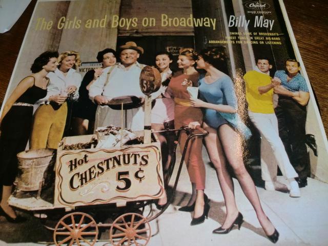 Billy May ‎The Girls And Boys On Broadway 1960  Capitol LP , Cd's en Dvd's, Vinyl | Jazz en Blues, Zo goed als nieuw, Jazz, 1940 tot 1960