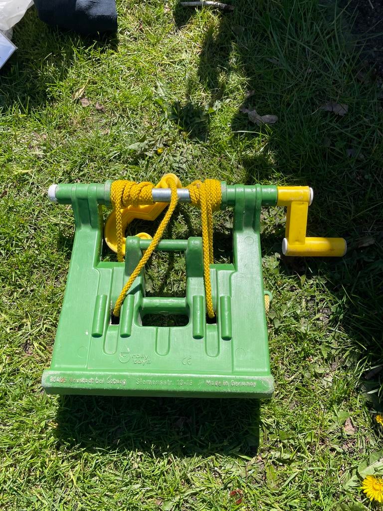 Rolly Toys haaklier voor traptrekker - groen/geel, Ophalen, Gebruikt