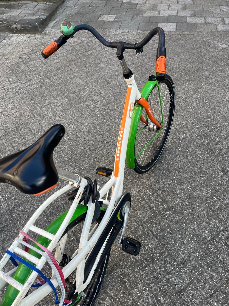 Postcodeloterij fiets - Union, Fietsen en Brommers, Fietsen | Dames | Damesfietsen, Terugtraprem, Ophalen, Overige merken, 53 tot 56 cm