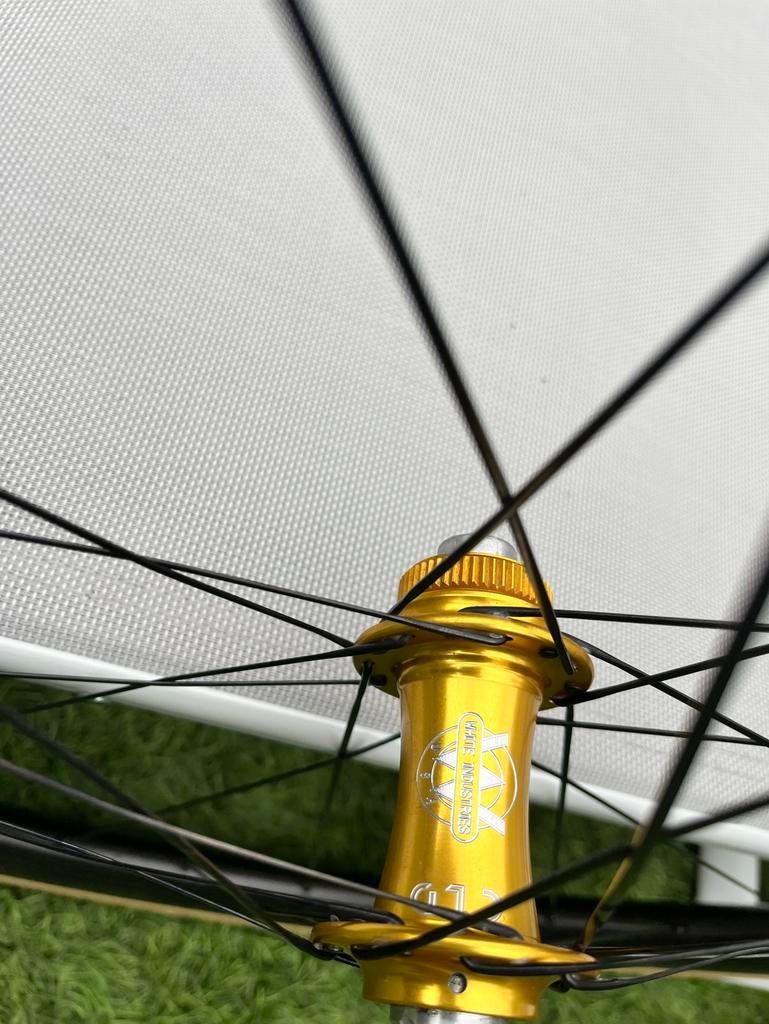 Carbon racefiets wielen voor schijfremmen, Fietsen en Brommers, Fietsonderdelen, Wiel, Gebruikt, Ophalen of Verzenden, Racefiets