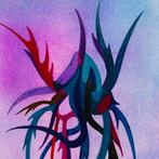 Zeefdruk Eugéne Eechau - Oevre abstraite, Verzenden