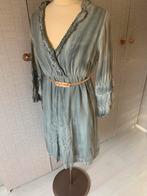 Gemeleerd groen jurkje van Cream maat 36/38, Kleding | Dames, Ophalen of Verzenden, Zo goed als nieuw, Knielengte, Maat 36 (S)