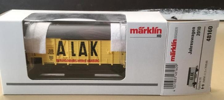 MäRKLIN H0 # 48160.2010701 INSIDERWAGEN 2010 N in OVP, Hobby en Vrije tijd, Modeltreinen | H0, Nieuw, Wagon, Wisselstroom, Märklin
