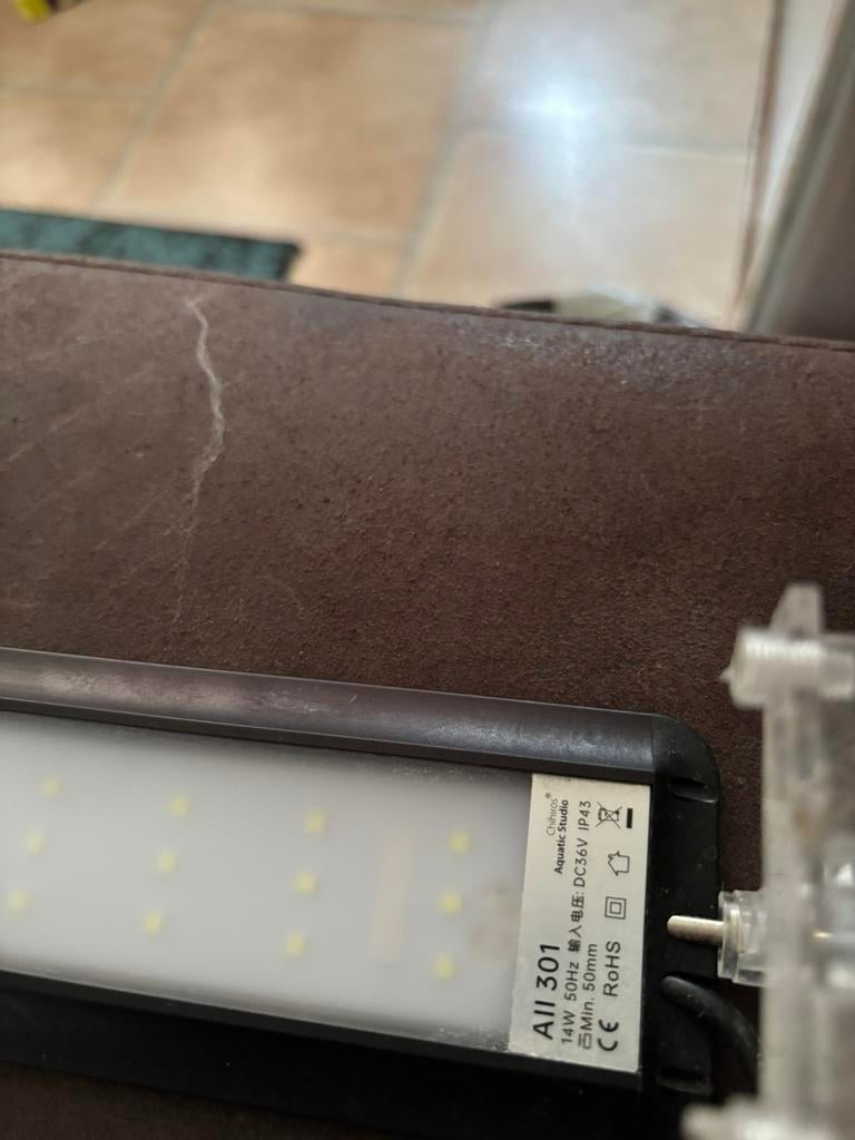 Nano cube dennerle 30 liter, Dieren en Toebehoren, Ophalen, Zo goed als nieuw, Leeg aquarium