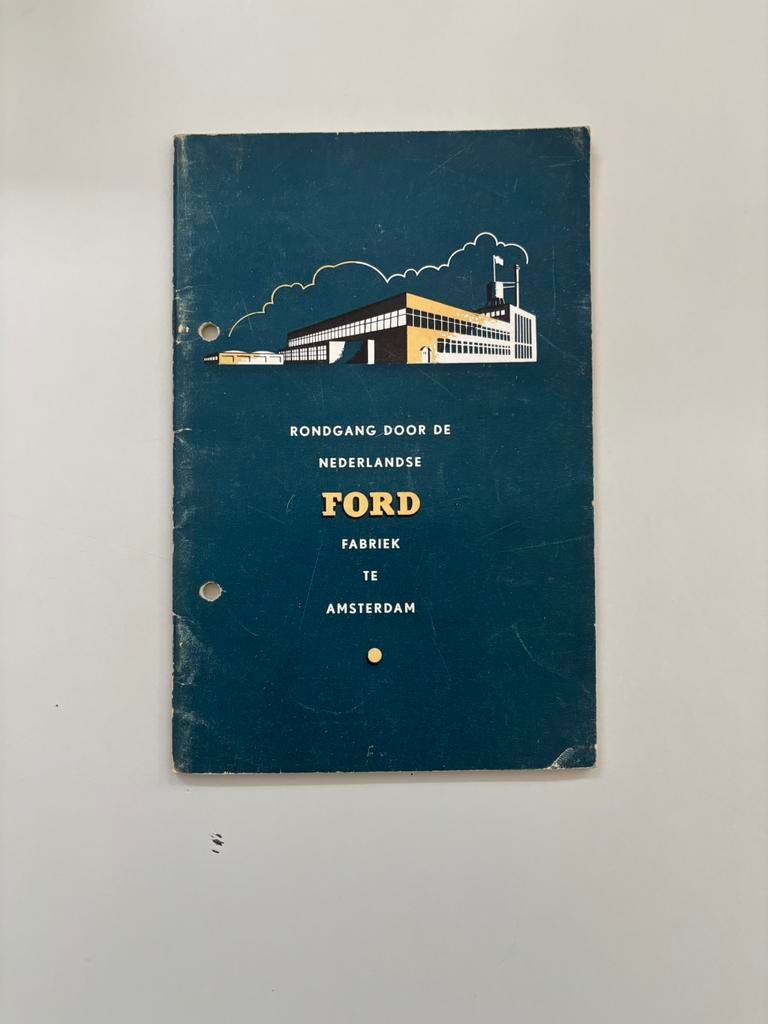 Boekje over de Ford fabriek Amsterdam, Ophalen of Verzenden