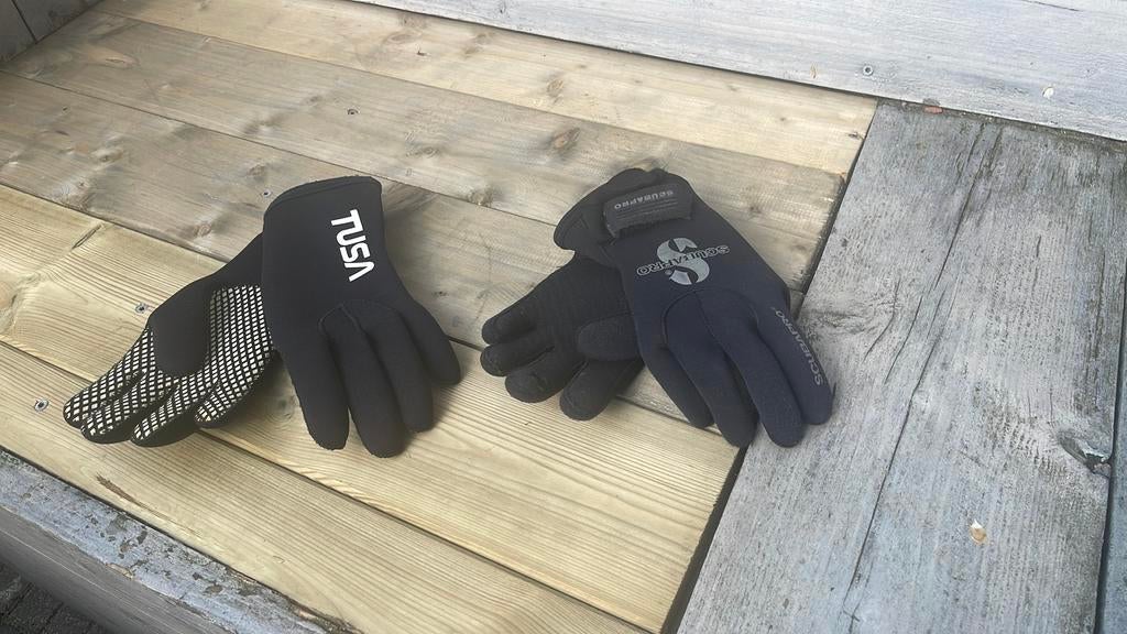 Dames duikhandschoenen! Scubapro & Tusa., Watersport en Boten, Duiken, Ophalen of Verzenden, Gebruikt, Duikpak