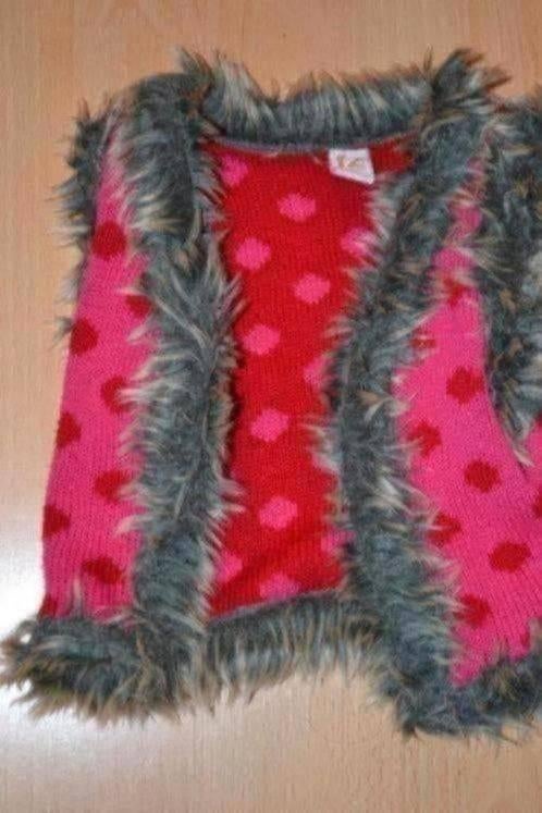 92 warm vest, Verzenden, Gebruikt, Meisje, Trui of Vest