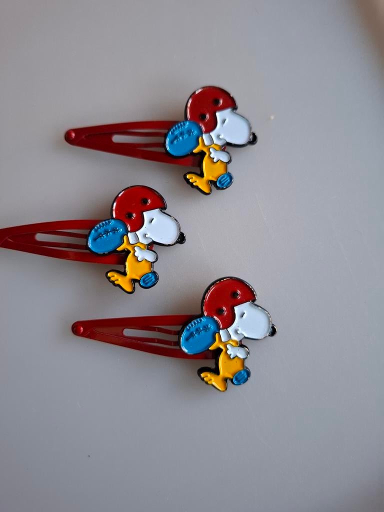 Peanuts Snoopy & Woodstock metalen haarspeldjes Hot Topic, Verzamelen, Ophalen of Verzenden, Gebruikt