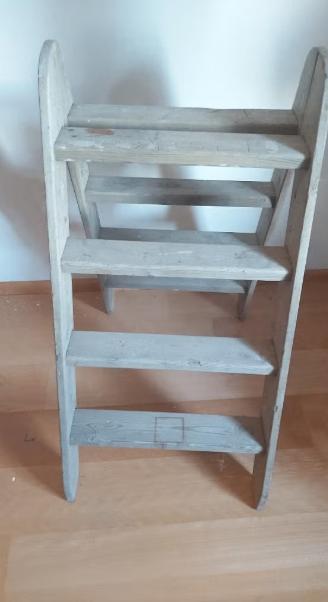Houten trapje decoratie design, Ophalen, Zo goed als nieuw, Hout, Decoratieobject