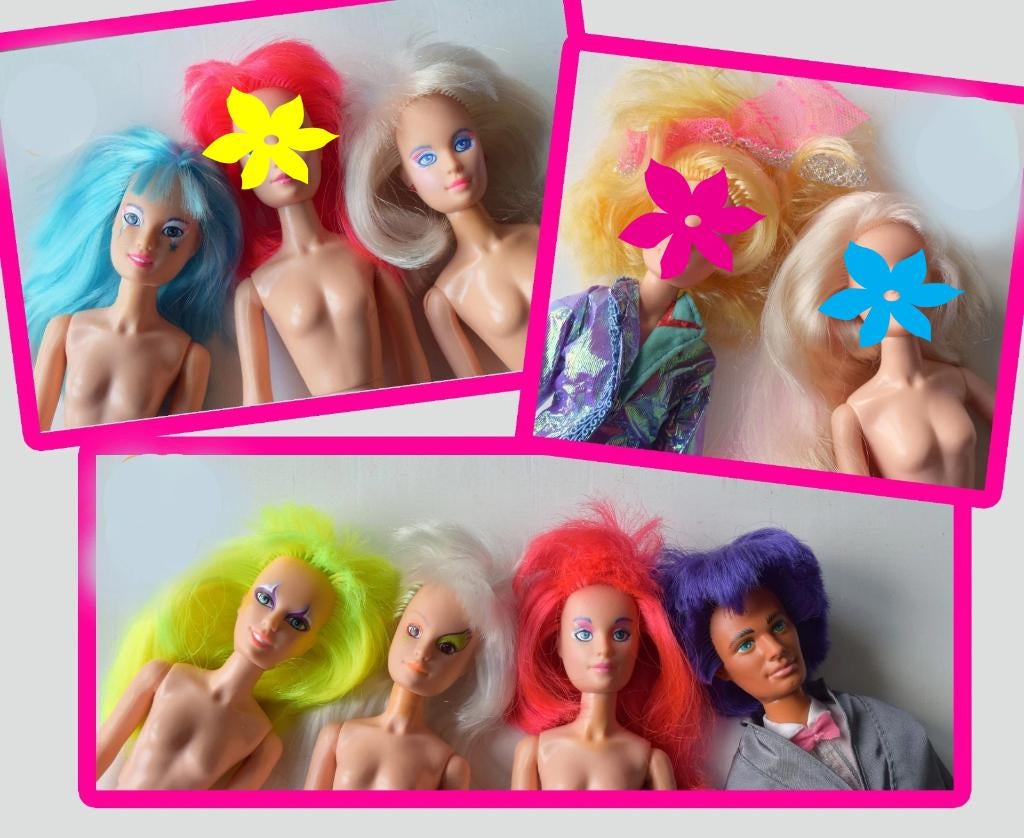 Vintage Jem & The Holograms like Rockstar Barbie, Verzamelen, Poppen, Ophalen of Verzenden, Gebruikt, Pop