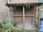 Robuuste houten opslag voor haardhout, Tuin en Terras, Haardhout, 3 tot 6 m³, Ophalen, Overige houtsoorten, Blokken