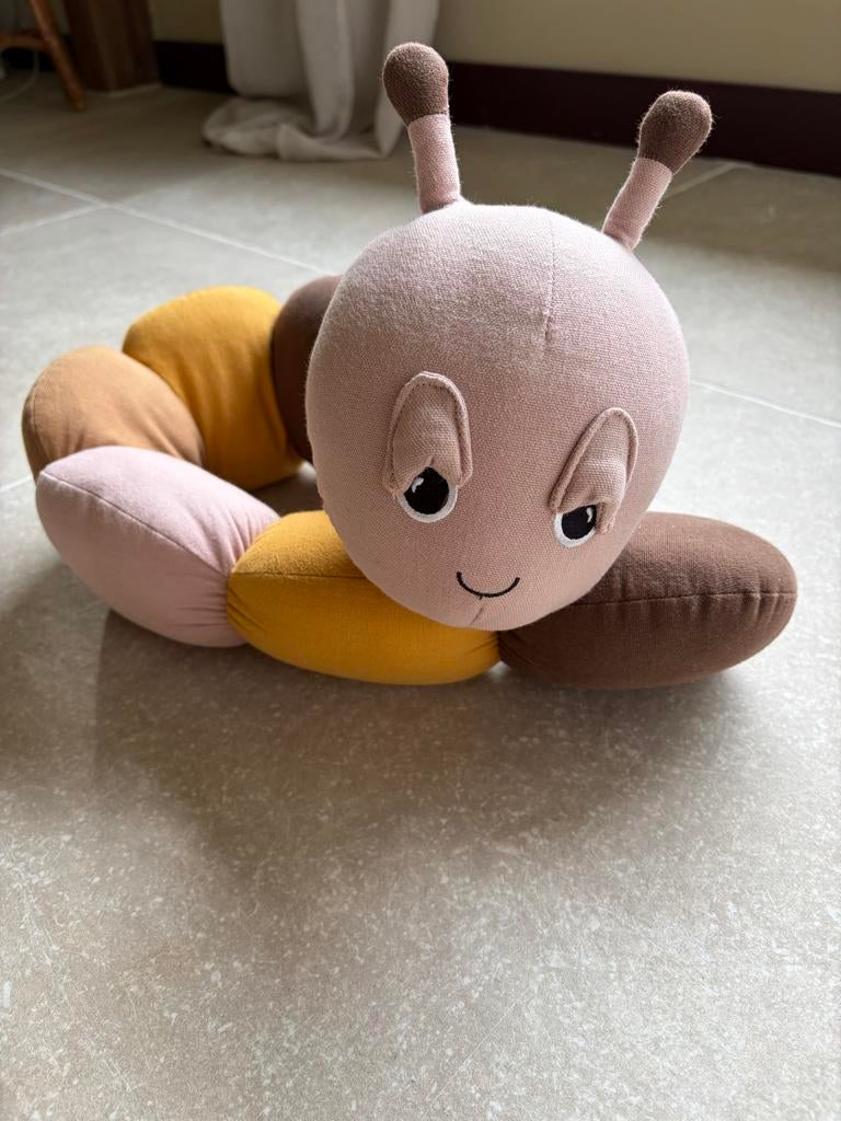 Zachte rups knuffel - Meerkleurig, Kinderen en Baby's, Speelgoed | Knuffels en Pluche, Overige typen, Ophalen of Verzenden, Zo goed als nieuw