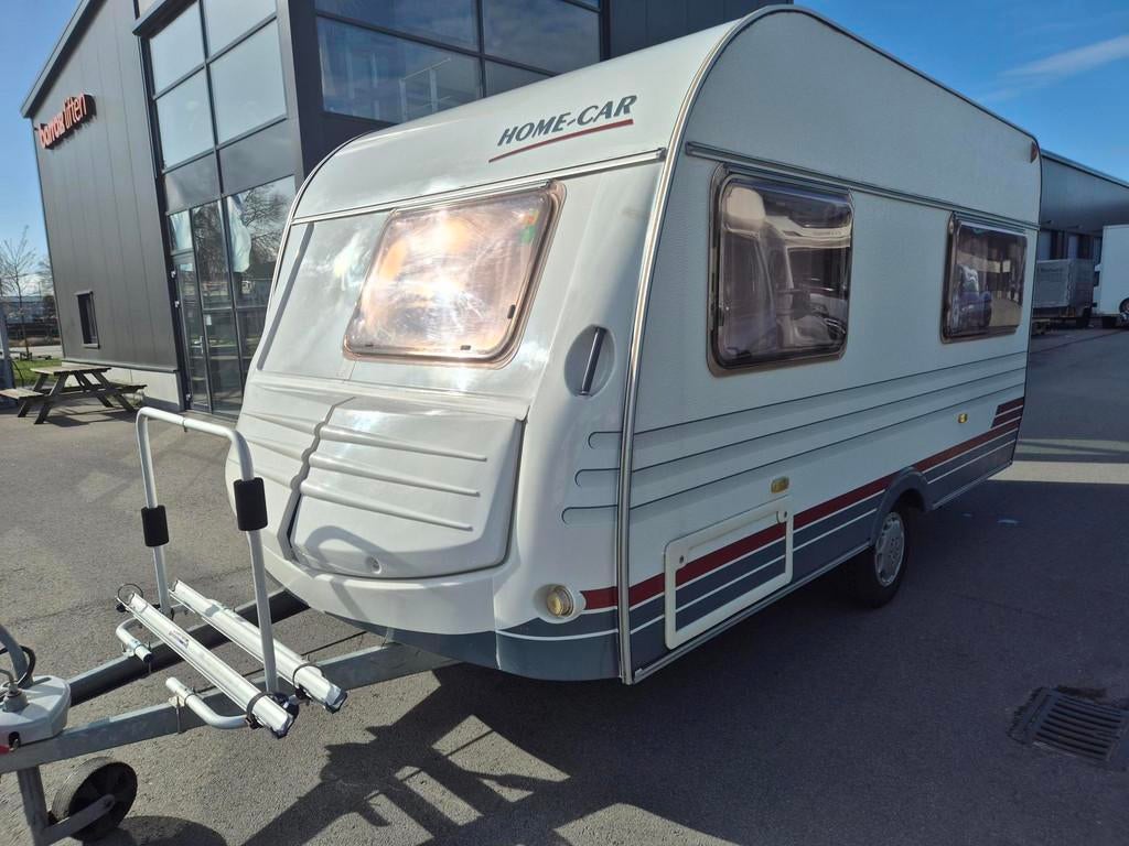 Home-car 406H - Racer 39 + grote luifel 2e eig. Erg netjes, Caravans en Kamperen, Caravans, Home-car, HOME CAR, Bedrijf, Treinzit