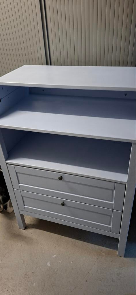 Ikea commode/kast gepimpt babyblauw, Ophalen, 50 tot 70 cm, 100 cm of meer, 90 tot 105 cm