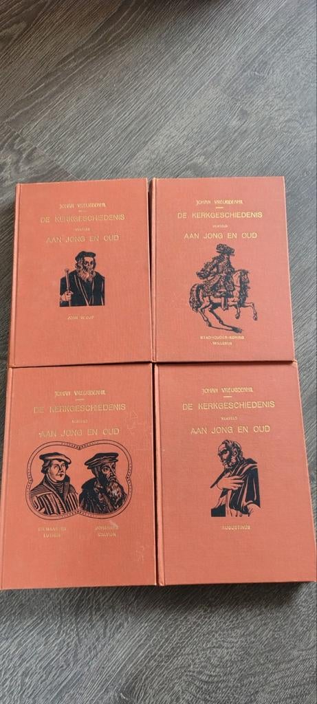 Kerkgeschiedenis verteld aan jong en oud - 4 delen, Boeken, Godsdienst en Theologie, Ophalen of Verzenden, Gelezen, Johan Vreugdenhil