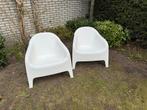 IKEA SKARPÖ stoelen - 2 stuks - Wit - Tuinstoelen, Ophalen, Kunststof, Stapelbaar