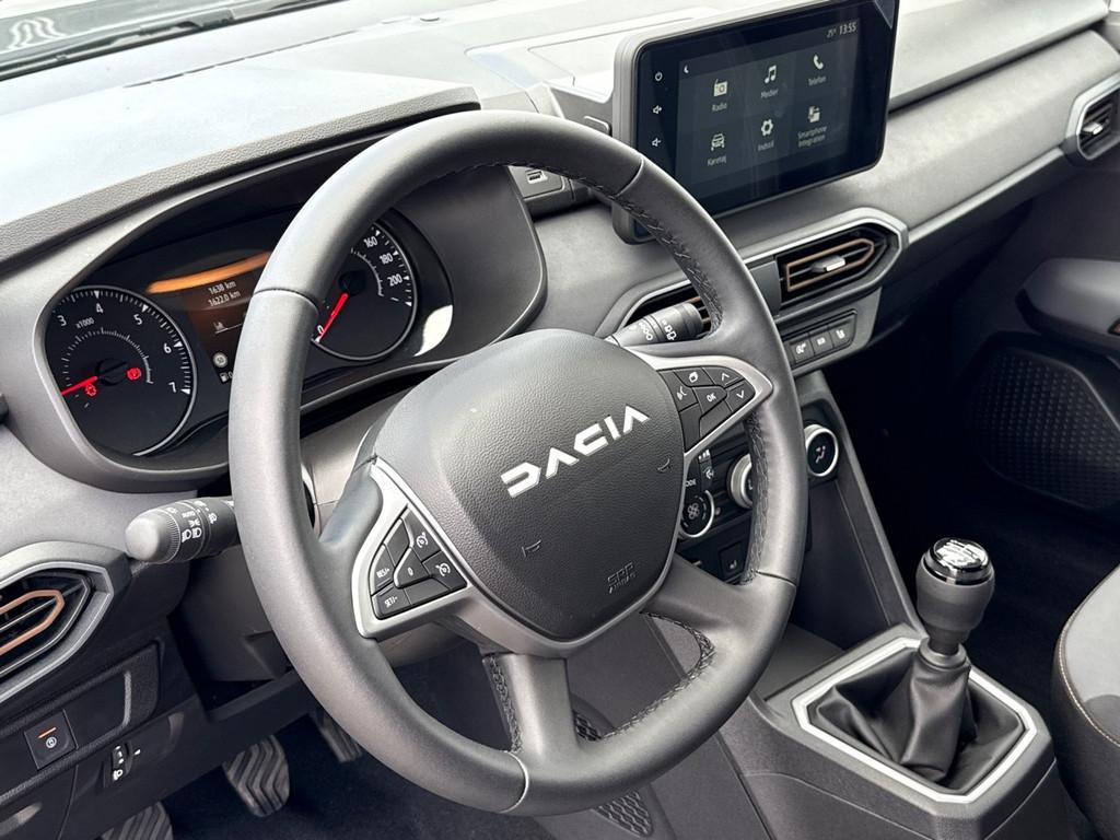 Dacia Jogger 1.0 TCe 110 Extreme 7p. STOELVERWARMING / ECC /, Auto's, Dacia, Voorwielaandrijving, Stof, Gebruikt, Zwart