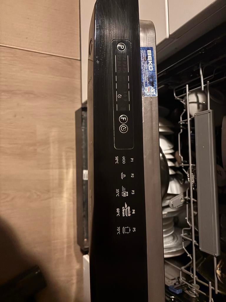 Beko Vaatwasser met Eco Programma - Beschikbaar medio mei 20, Witgoed en Apparatuur, Ophalen, Gebruikt, 60 cm of meer, 85 tot 90 cm