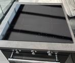 4 pits inductiekookplaat 2 booster platen., Witgoed en Apparatuur, Kookplaten, Ophalen, 4 kookzones, Zo goed als nieuw, Inbouw