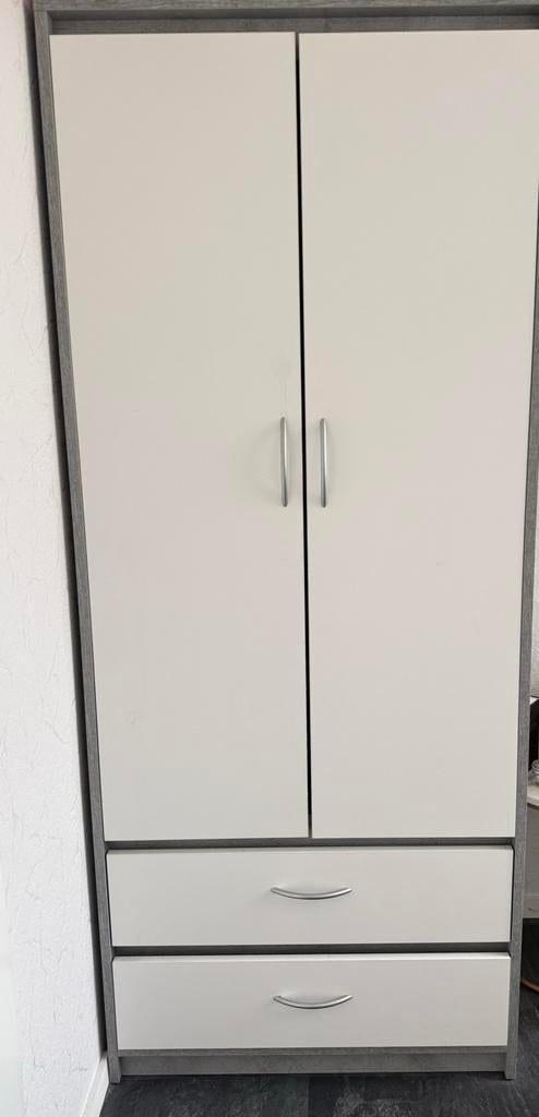 witte 2 deuren kast, Ophalen, Zo goed als nieuw, 25 tot 50 cm