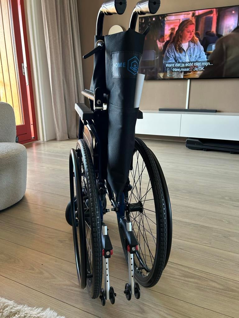 Inklapbare rolstoel, Diversen, Rolstoelen, Ophalen of Verzenden, Zo goed als nieuw, Duwrolstoel