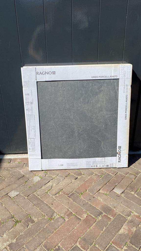 Tegels 60 x 60 Ragno antraciet, Ophalen, 60 cm of meer, Nieuw, Minder dan 5 m²