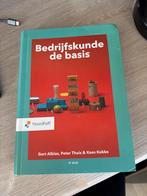 Bedrijfskunde de basis - 9789001575441, Boeken, Studieboeken en Cursussen, Ophalen of Verzenden, Zo goed als nieuw, MBO