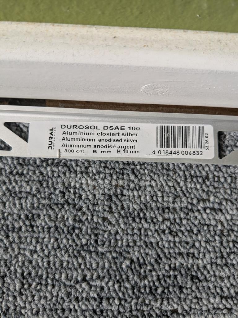 Aluminium hoekprofiel voor tegelen of stucen, Doe-het-zelf en Verbouw, Ophalen