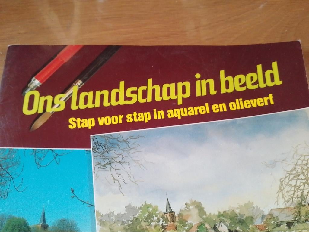 Ons Landschap in Beeld - Aquarel en Olieverf, Hobby en Vrije tijd, Ophalen of Verzenden, Gebruikt, Overige typen