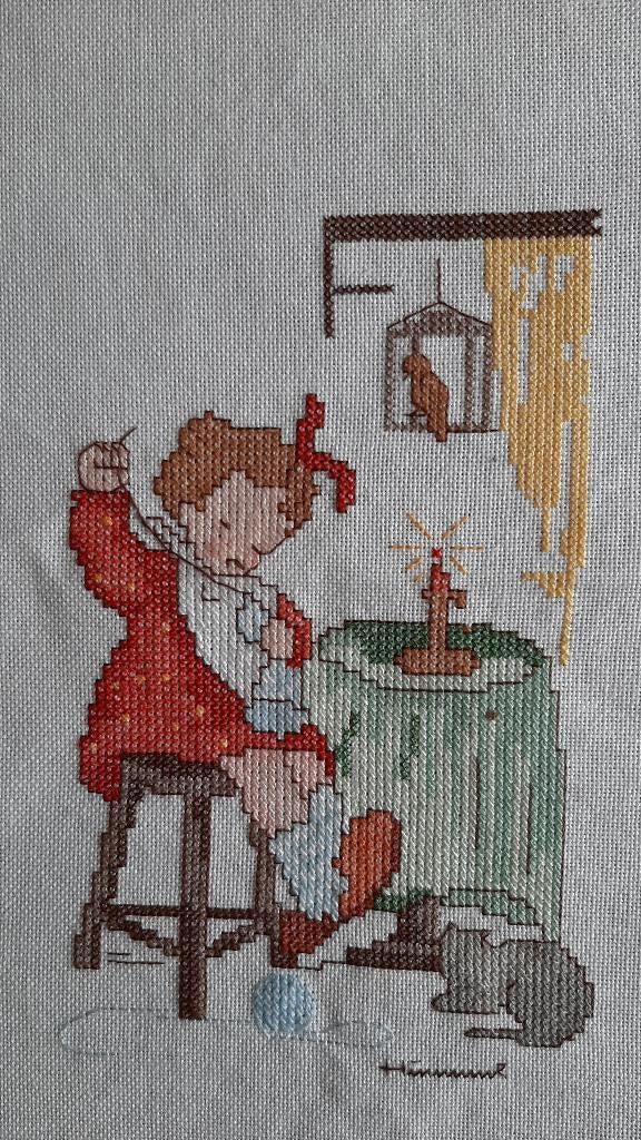 Geborduurd hummeltje, Ophalen, Zo goed als nieuw