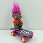 Good Luck Trolls Pull-N-Go Skateboard Rock Star Troll, Verzenden, Zo goed als nieuw