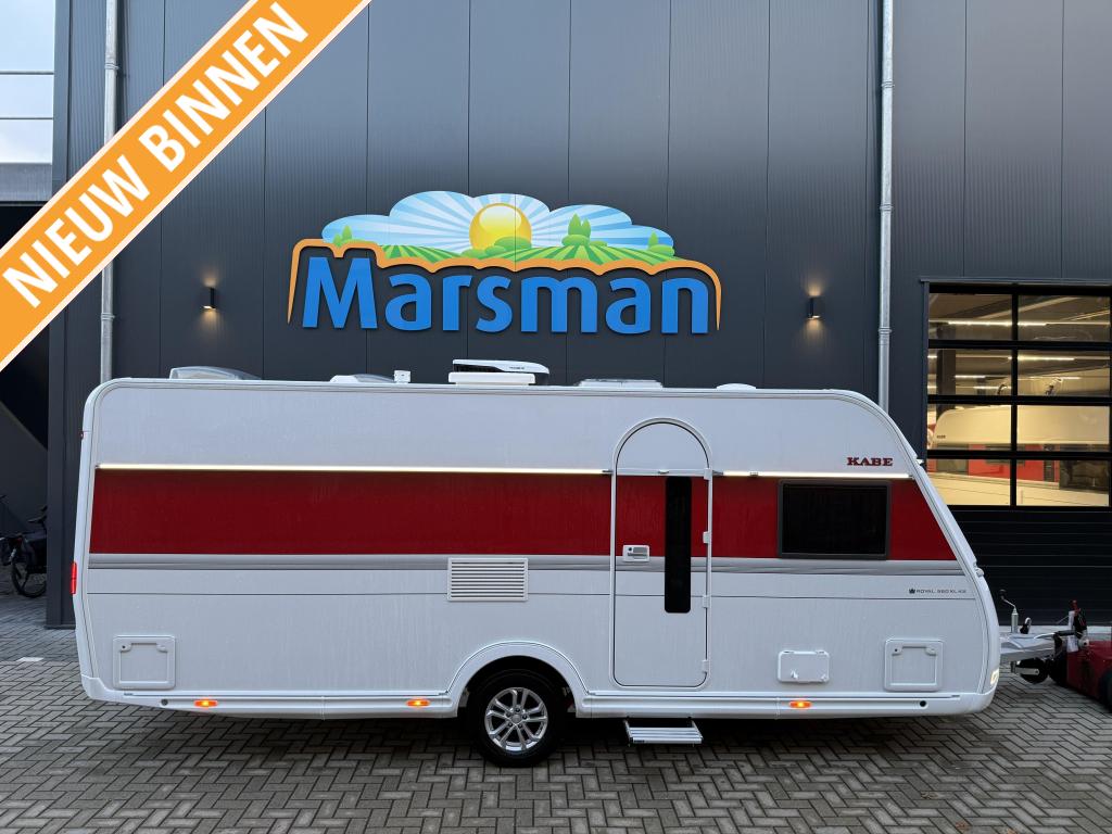 Kabe Royal 560 XLKS Model 2026 - KingSize, Caravans en Kamperen, Caravans, Rondzit, Schokbreker, Kabe, Overige typen