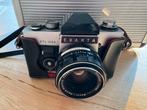 Exakta RTL1000 analoge camera met Meyer-Optik Gorlitz lens, Ophalen of Verzenden, Gebruikt, Spiegelreflex, Overige Merken