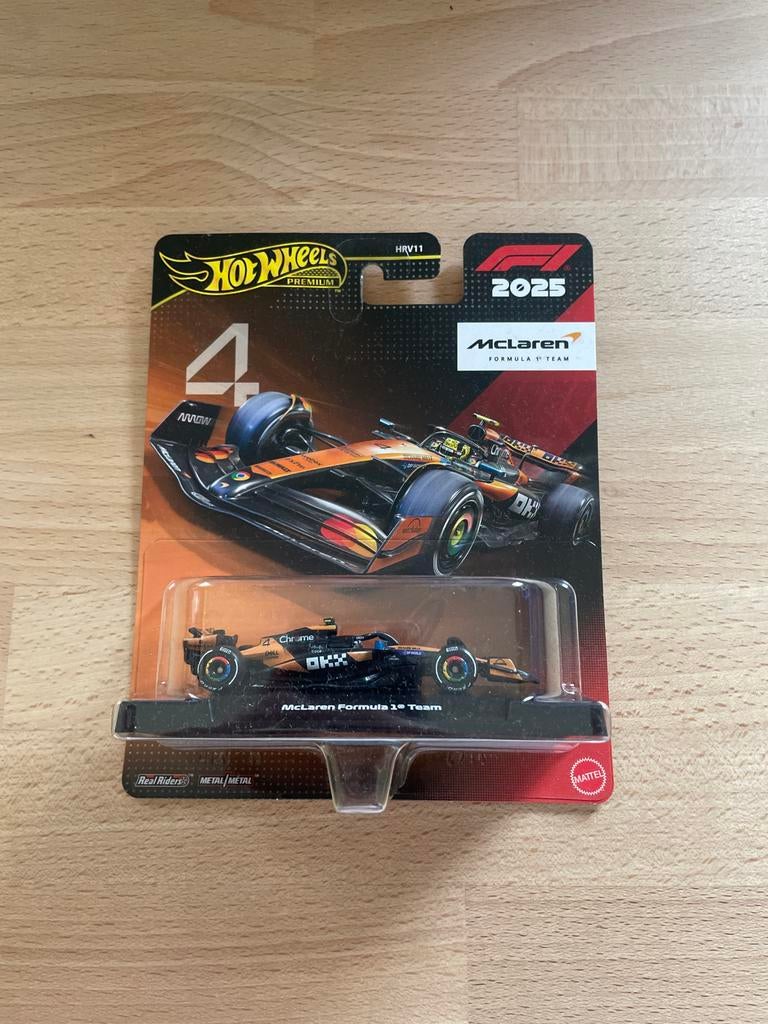 Hot Wheels McLaren Formule 1 Team (2025), Hobby en Vrije tijd, Modelauto's | Overige schalen, Nieuw, Auto, Ophalen of Verzenden