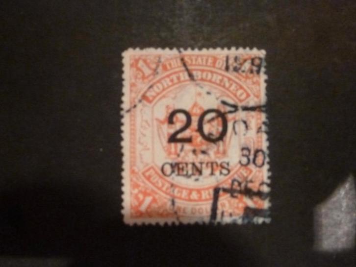 Engelse kolonie. North-Borneo. 1895, Postzegels en Munten, Postzegels | Azië, Gestempeld, Zuidoost-Azië, Verzenden