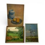 Jos Beeling (1890-1935) - drie schilderijen, Ophalen of Verzenden