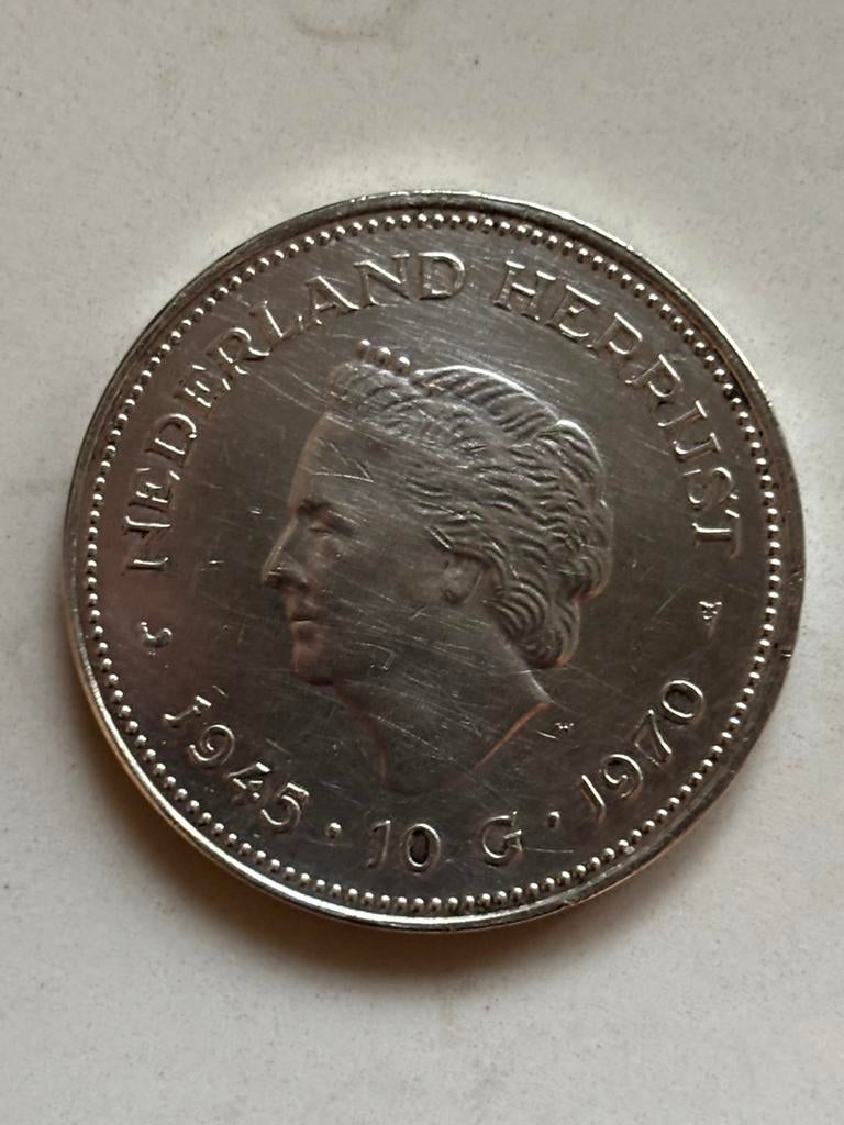 10 Gulden 1970 Nederland herrijst, Verzenden, Koningin Juliana, 10 gulden