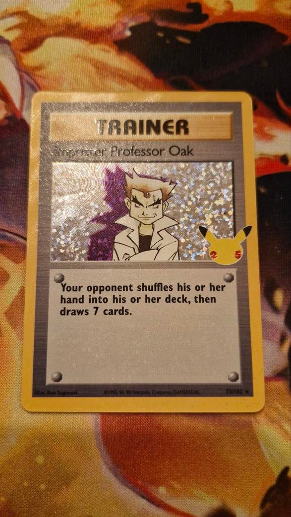 Imposter Professor Oak Celebrations 25, Ophalen of Verzenden, Zo goed als nieuw, Losse kaart