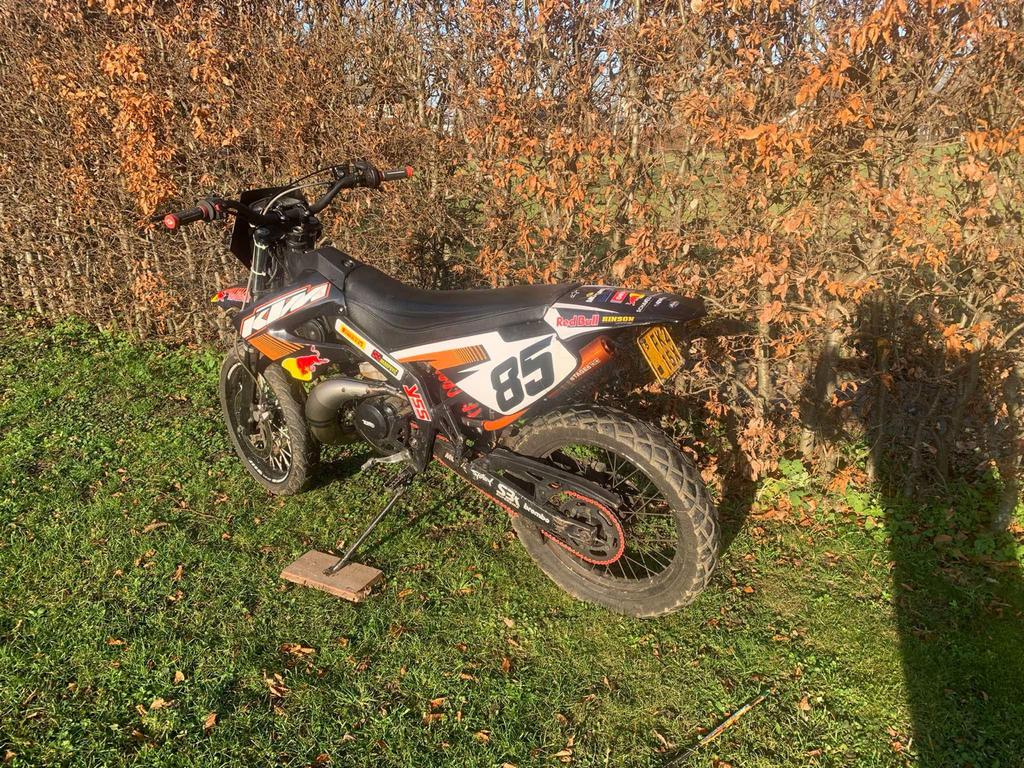 Derbi senda met Stage 6 70cc cilinder en Polini carburateur, Ophalen, Gebruikt, Maximaal 45 km/u, 70 cc