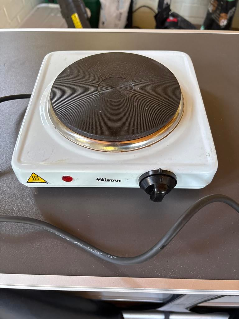 Tristar kookplaatje - Compact en handig, Ophalen, Gebruikt, 3 kookzones of minder, Vrijstaand