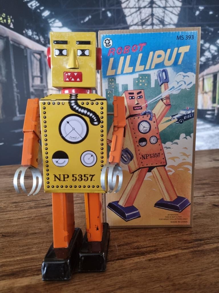 Vintage Lilliput Robot MS 393 met originele doos, Ophalen of Verzenden, Zo goed als nieuw