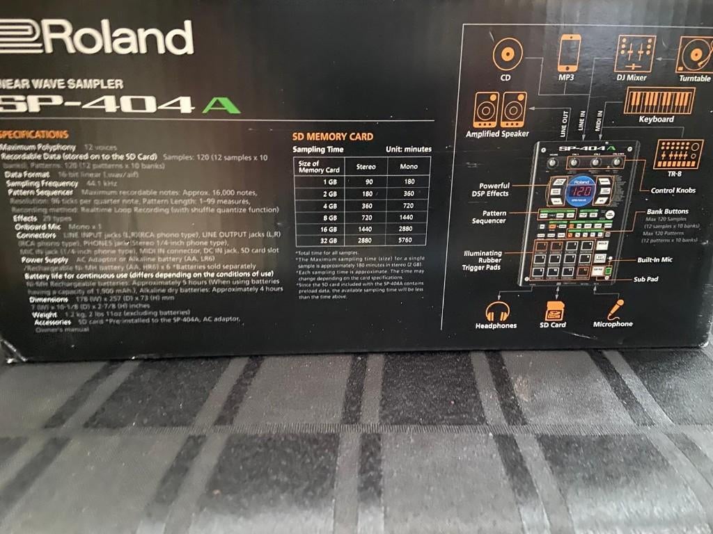 Roland SP-404A, Ophalen of Verzenden, Zo goed als nieuw
