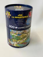 Jan van Haasteren Comic 300 stukjes in trommel Camping Chaos, Ophalen of Verzenden, Minder dan 500 stukjes, Gebruikt, Legpuzzel