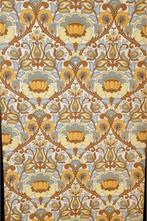 4985 morris jugendstil bloemen zand groen  retro 70s swiet, Ophalen of Verzenden, Minder dan 10 m², Groen