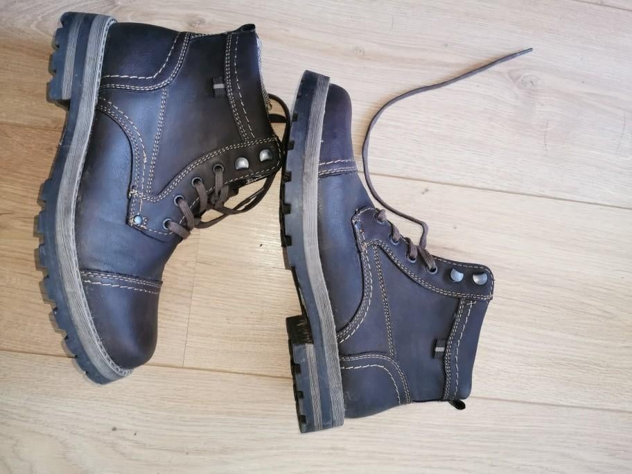 Bruine enkellaarsjes Mt 40 NIEUW Rits Veters Laarzen

Checke, Ophalen of Verzenden, Nieuw