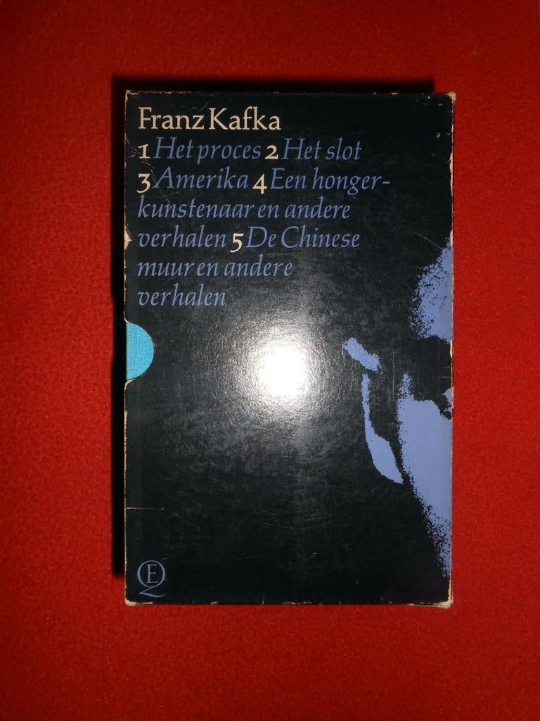 Franz Kafka in vijf boeken (in kartonnen omdoos), Ophalen of Verzenden, Zo goed als nieuw