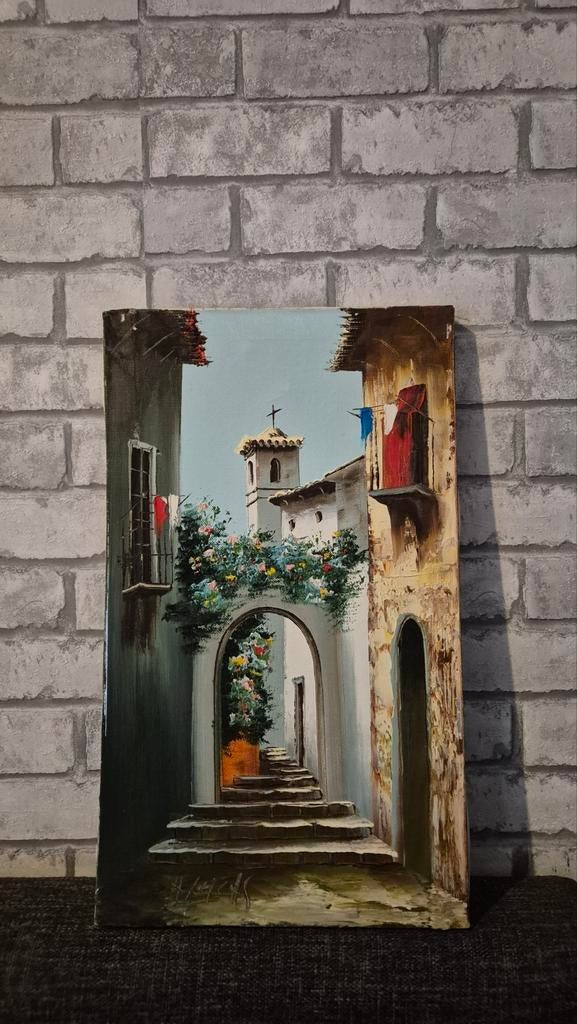 Prachtig dorpsaanzicht, Ophalen of Verzenden