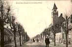 Wemeldinge - Dorpsstraat met Gemeentehuis, Ophalen of Verzenden, Voor 1920, Gelopen, Zeeland
