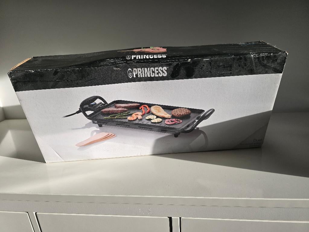 Princess 102309 Table Grill Duet - Nieuw niet gebruikt, Witgoed en Apparatuur, Gourmetstellen, Ophalen, Nieuw, Minder dan 4 personen